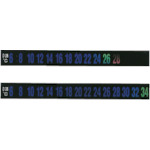 [停产]绿十字数字热胶带（热显示材料）38-58&deg;C D-38 10 x 92毫米30件套件
温度计标签 270103