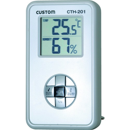 [停产]自定义传感器探针工作温度范围-40至800&deg;C
数字温度计和湿度计 CTH201