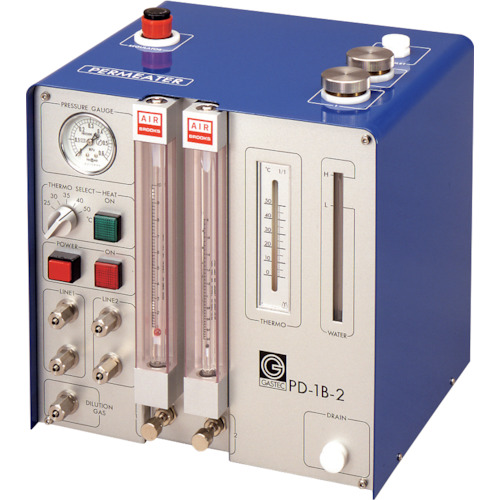 Gastec校准气体控制装置渗透PD-1B-2（2个流动路径）
蛋白混合气体产生系统（2次燃气） PD-1B-2