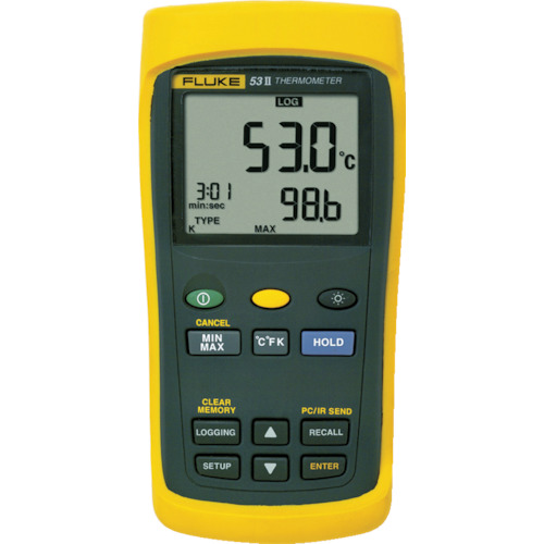 [停产] Fluke温度计（具有记录函数的1通道）
温度计 53-2B