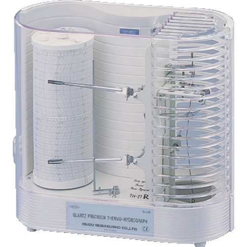 [廃番]ＡＳ　精密自记温湿度计　ＴＨ－２７Ｒ 1-8327-01