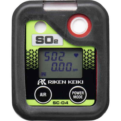 Riken亲自安装的二氧化硫计SC-04可充电电池规格
煤气监测器 SC-04(01)