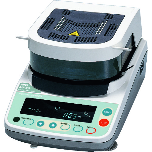 Ａ＆Ｄ　加热干燥式水分计　ＭＦ５０　ＪＣＳＳ校正付　
Moisture Analyzers MF50-00J00