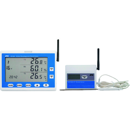 [中断] A＆D Zigbee无线温度和湿度测量系统（  单元/子单位集）AD5656SET GEREMER（ISO）校准包括（检查报告 +跟踪系统）
无线热型光计 AD5665SET-00A00
