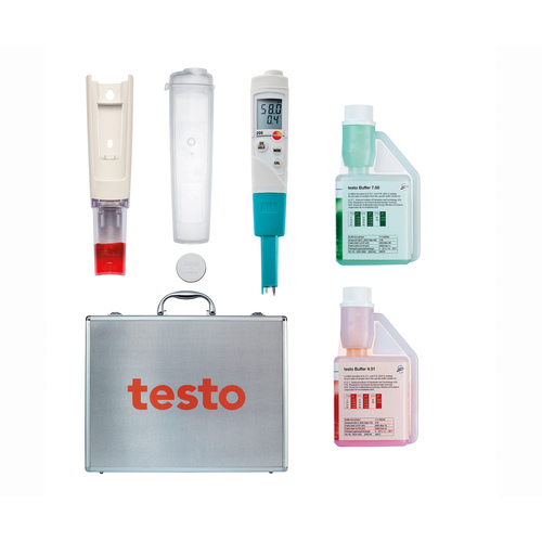 Testo pH仪表Testo 206-1集，集成液体电极
Testo 206 PH1-入门套件 TESTO206-1SET