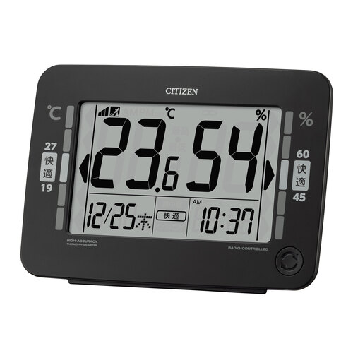 [停产]公民高精度热/湿度计带无线电时钟功能黑色132*186*53
热水平计 8RZ232-002