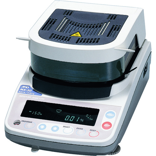 Ａ＆Ｄ　加热干燥式水分计　ＭＸ５０　ＪＣＳＳ校正付　
Moisture Analyzers MX50-00J00
