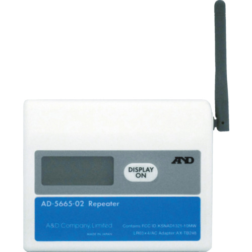 [停产] A＆D无线热/湿度计（继电器单元）AD5665-02
无线热水计网络系统 AD5665-02