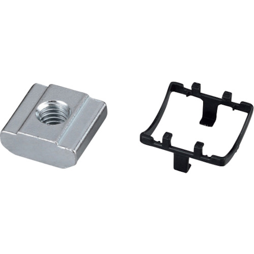 SUS T-NUT S M5，带有防滑帽S
t螺母S M5，抗滑盖S SFK-T36