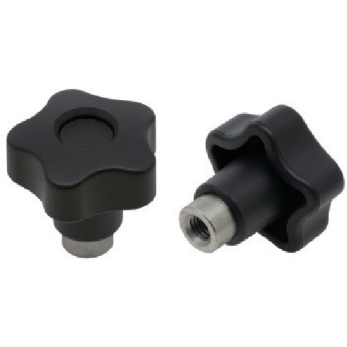 ELESA安全调整星形旋钮外径50mm螺纹直径M10 x 1.5 SSTK50N-SUS