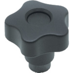 ELESA安全调整星形旋钮外径50mm螺纹直径M10 x 1.5 SSTK50X40N