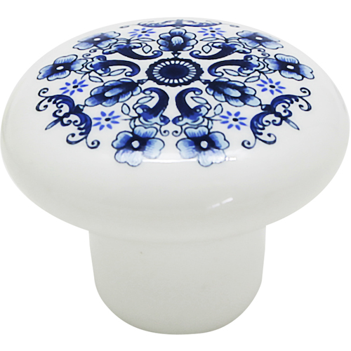 Waki陶瓷旋钮TW-151白色HANA 04 32mm
旋钮 TW-151