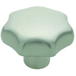 [停产] Imao旋钮不锈钢手旋钮（铰刀孔）（带处理）手柄直径50mm HK50NR-SUS-P