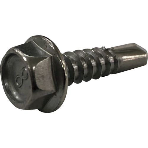 kokubu钻螺钉硬技术六角形4.8 x 16（100件）
HARDTEC（R）自钻螺钉，缩进的六角垫圈头，KDS涂层 HH-4816P