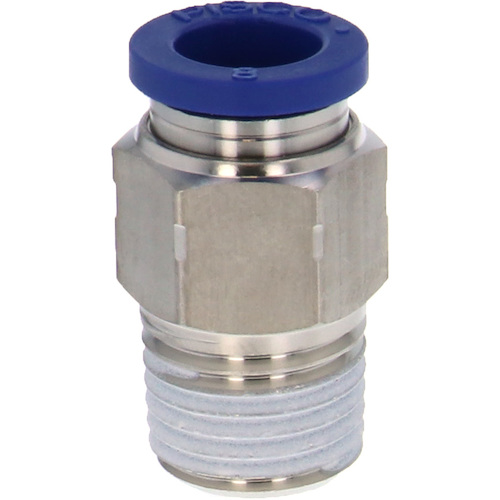 PISCO SUS304拟合管拟合笔直拟合外径8mm连接直径R1/4 PC8-02SUS