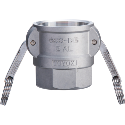 toyox camlock耦合器女性线铝633-dB 5英寸AL 633-DB-5-AL