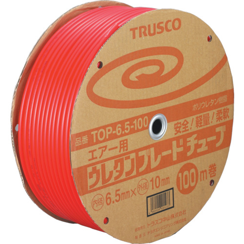 Trusco氨基氨烷叶片管8.5x12.5 100m红色 TOP-8.5-100