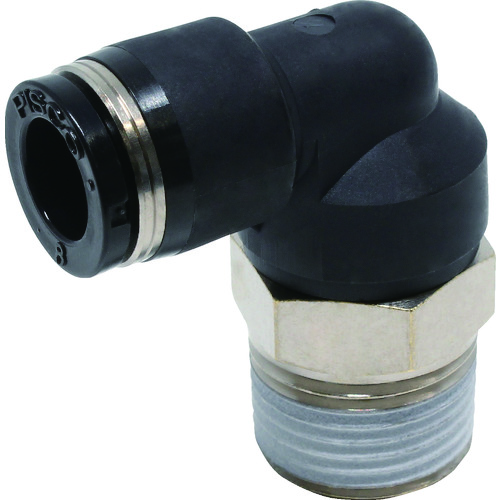 Pisco Tube Fitting Elbow兼容外径8mm连接直径R3/8 PL8-03