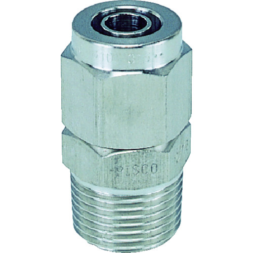 PISCO SUS316拧紧接头直管0640螺纹R1/8 NSC0640-01