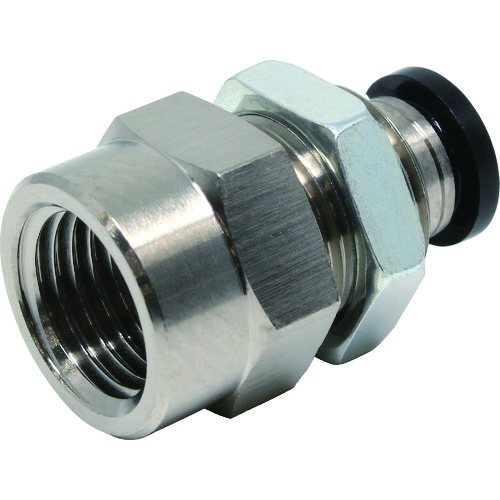 Pisco管拟合女性半导体墙直接管6连接直径R1/4 PMF6-02