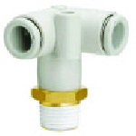 SMC一触管配件三角洲联合8mm R1/8 KQ2D08-01AS