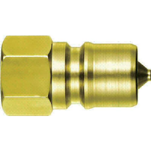 Nitto SP联轴器类型A插头插头黄铜硝酸橡胶NBR（SG）主要侧安装尺寸R2 16P-A BRASS NBR