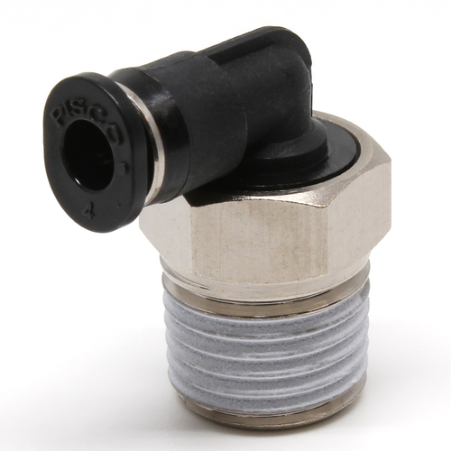 Pisco Tube拟合迷你肘管4螺钉R1/4颜色m PL4-02M