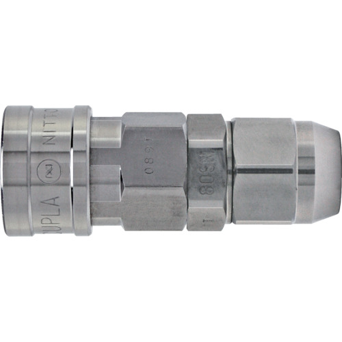 Nitto螺母耦合器（用于尿烷软管安装的插座）主要软管尺寸8.5 x 12.5 SUS-85SN