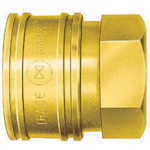Nitto TSP耦合器，黄铜，氮橡胶SG（NBR）（男性线安装插座）主要侧R3/8（00599） 3TSF BRASS NBR