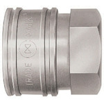 Nitto TSP耦合器，不锈钢，氮橡胶SG（NBR）（雄性线安装插座）主要侧R1 1/2 12TSF SUS NBR