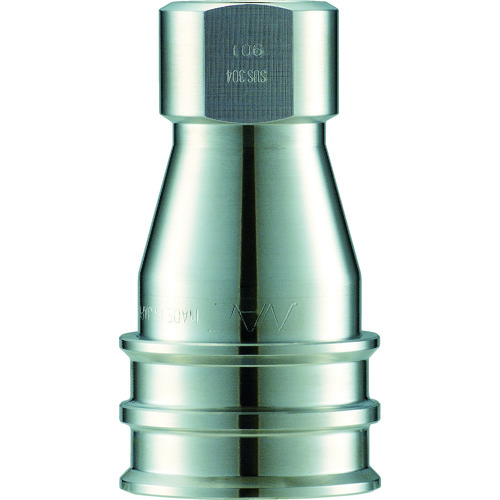 NACK快速耦合SPE类型不锈钢插座，用于安装雄性螺钉R1/8 CSPE01S3