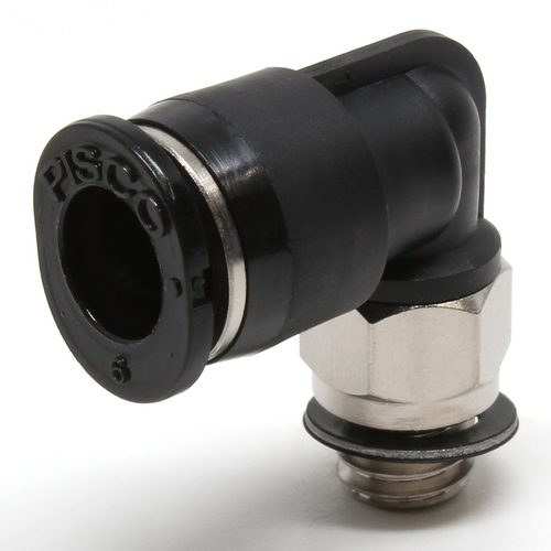 Pisco Tube拟合迷你肘管6螺钉M6x1颜色m PL6-M6M