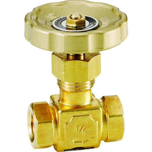 藤本黄铜针阀1/4b DH-12B-R