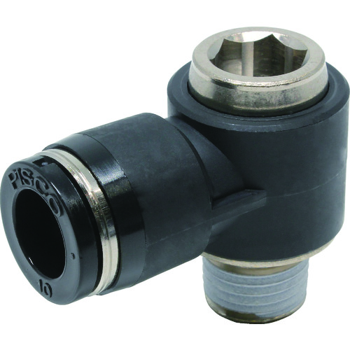 Pisco管拟合六边形线圈通用肘管10连接直径R1/4 POL10-02