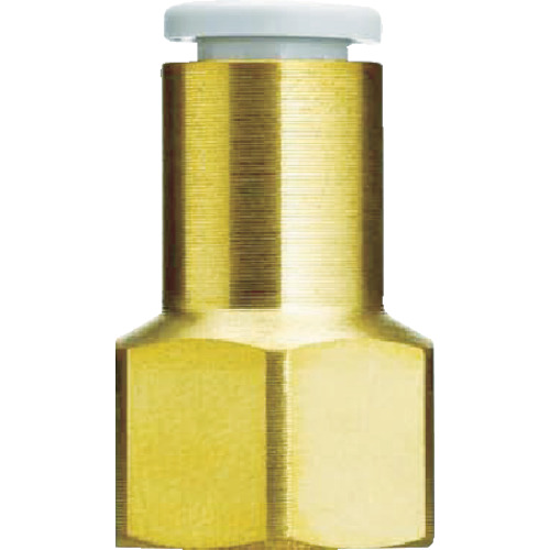 SMC一触管配件女性联盟6mm R1/8 KQ2F06-01A