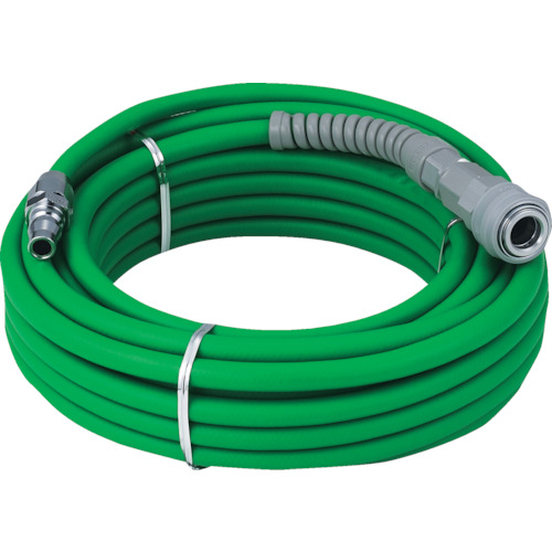 Trusco轻质软管6.5 x 10.0 20m绿色（橙色线） TKYH-20