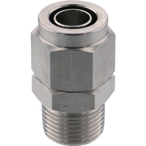 Pisco SUS316拧紧接头直管1210螺钉R3/8 NSC1210-03