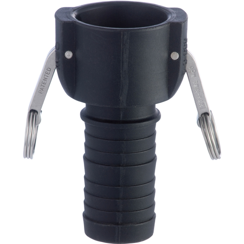 Toyox Camlock耦合器软管柄树脂633-C 2英寸PP 633-C-2-PP
