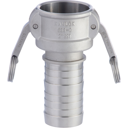 toyox camlock耦合器软管柄不锈钢633-C 1英寸SST 633-C-1-SST