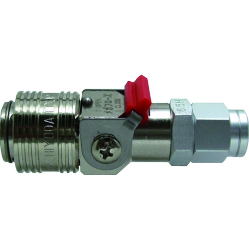 Chiyoda金属耦合Megaflow X净化黄铜6.5 x 10聚氨酯软管 MFXP-6.5H-B