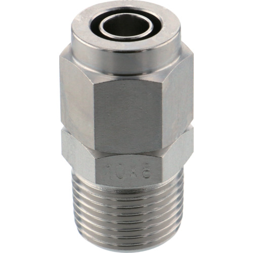 Pisco SUS316拧紧接头直管1080螺纹R3/8 NSC1080-03