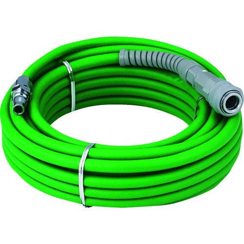 Trusco轻质软管6.5 x 10.0 10m绿色（橙线） TKYH-10