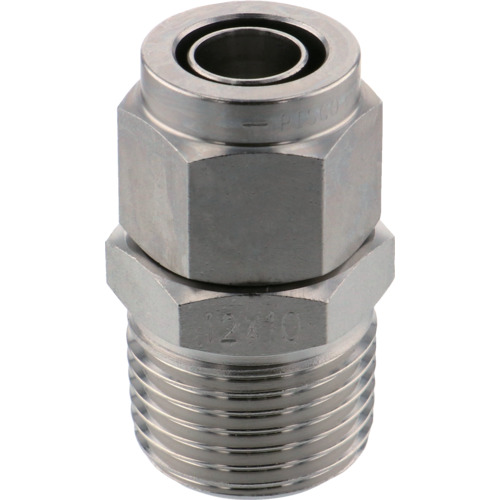 Pisco SUS316拧紧接头直管1210螺钉R1/2 NSC1210-04