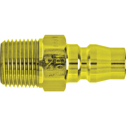 Nitto黄铜高耦合器（女螺钉安装的插头）主要侧RC1/8 1.5 MPa（00219） 10PM BRASS