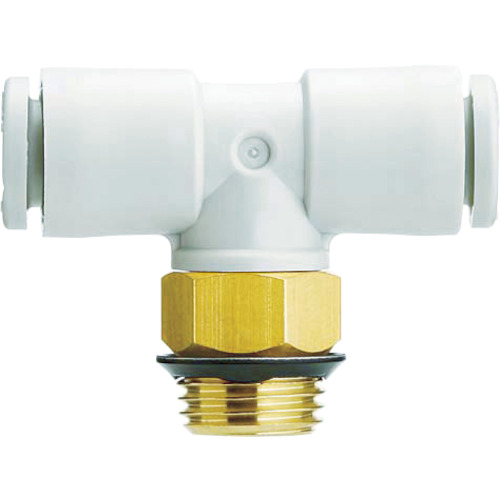 SMC一键管安装双端奶酪联合16mm，3/8 KQ2T16-U03A