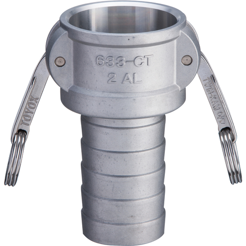 toyox camlock耦合器软管柄（薄）铝633-CT 5英寸Al 633-CT-5-AL