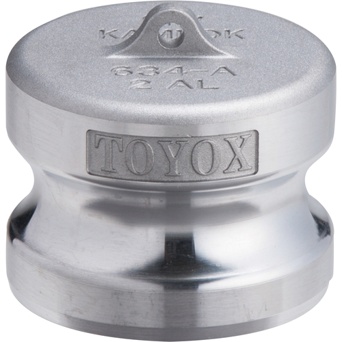 toyox camlock适配器灰尘插头铝634-A 1-1/2英寸AL 634-A-1-1/2-AL
