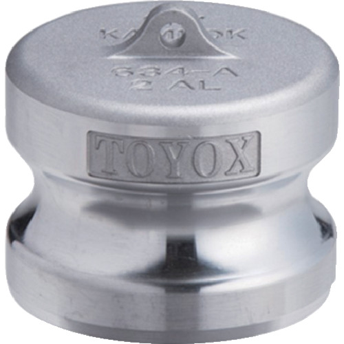 [停产] Toyox Camlock适配器灰尘插头铝634-A 6英寸AL 634-A-6-AL
