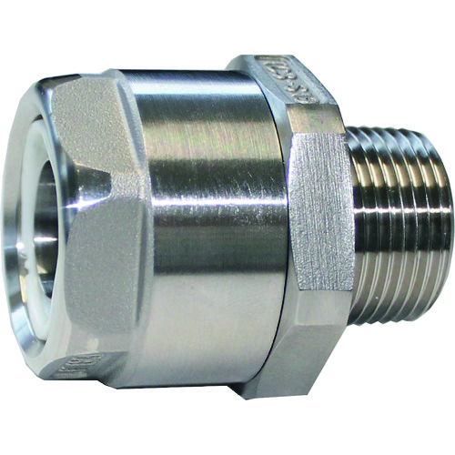 Toyox软管配件（不锈钢）Toyo连接器TC3-S型兼容软管12mm拟合标准R1/2 TC3-S12-R1/2 TC3-S12-R1/2