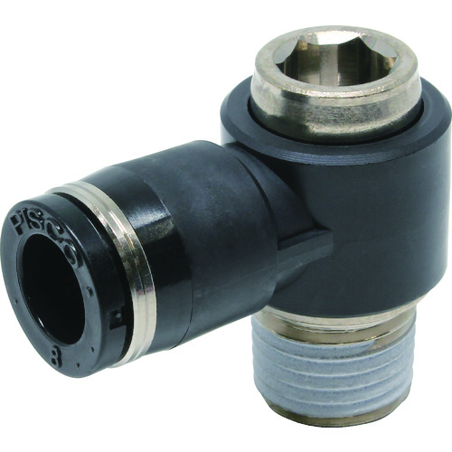 Pisco管拟合六边形线圈通用肘管8连接直径R1/4 POL8-02